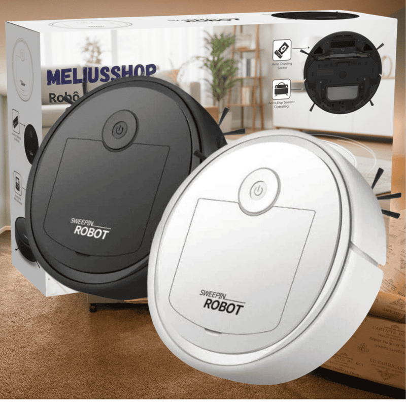 Robô Aspirador Varredor Pó Sujeira Meliusshop