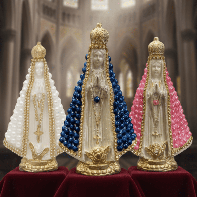 Nossa Senhora Aparecida Perolada 3 Cores