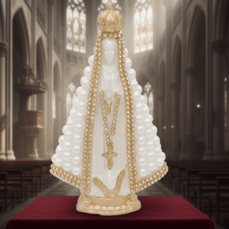 Nossa Senhora Aparecida Perolada 3 Cores