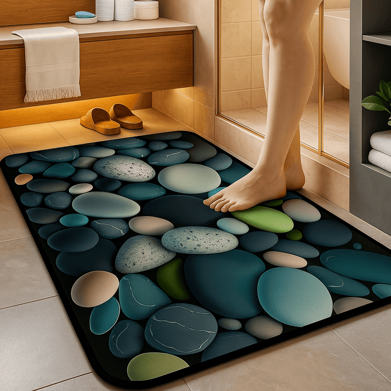 Tapete 3D Anti Derrapante Secagem Rápida AquaShield Meliusshop