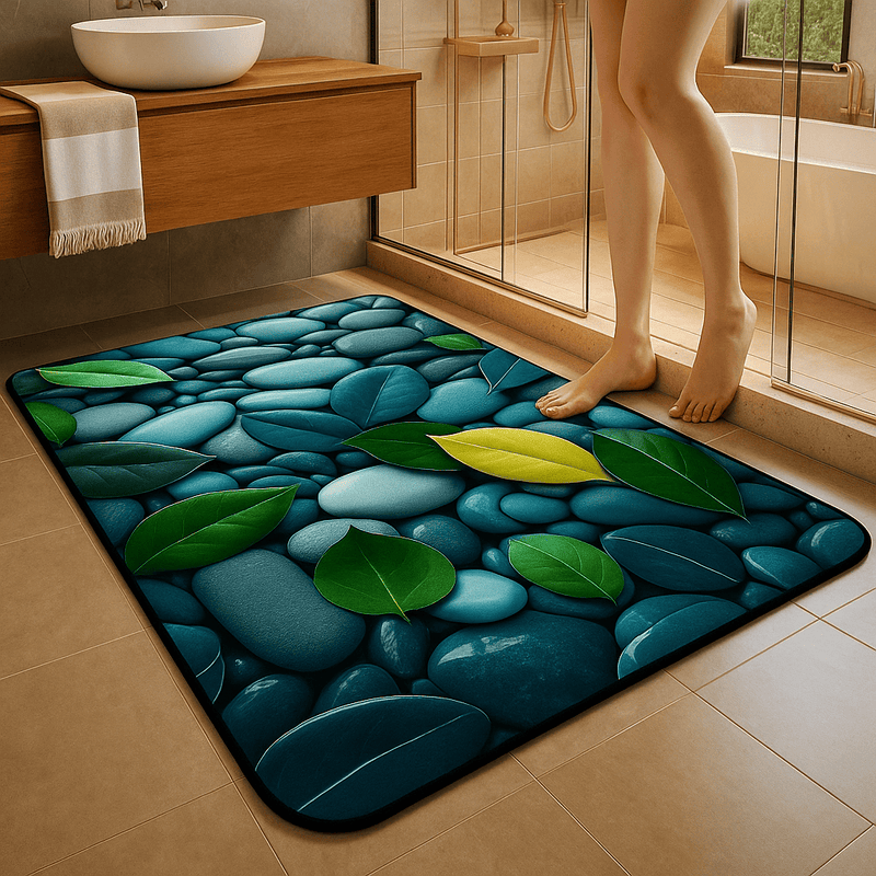 Tapete 3D Anti Derrapante Secagem Rápida AquaShield Meliusshop
